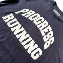 Load image into Gallery viewer, Progress Running Club Varsity T Shirt in Navy
